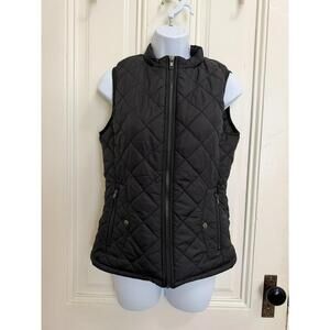FUINLOTH Lightweight Quilted Vest in Black (X-SMALL)